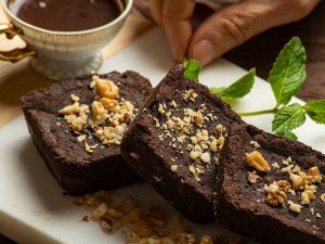 bbrownie vegano apfel chile