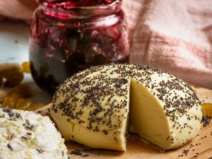 tabla de quesos veganos apfel chile