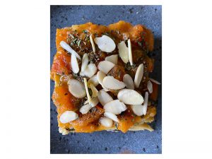 lasaña de verduras, vegana. o vegetariana sin gluten